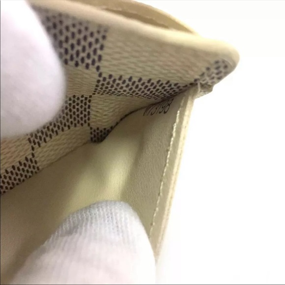 AUTHENTIC LOUIS VUITTON DAMIER AZURE SARAH WALLET - Picture 10 of 10